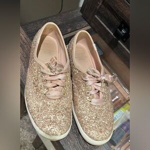 Kate Spade Pink Glitter Keds